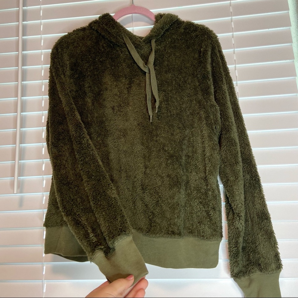 Fifth sun cozy olive green Sherpa